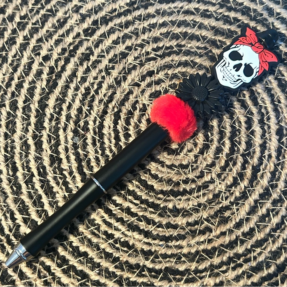 Skull Beaded Pen